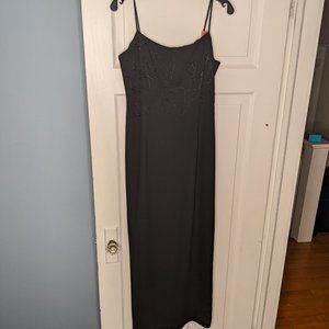 Nuit Clothing Black Beaded Gown - Simply Elegant